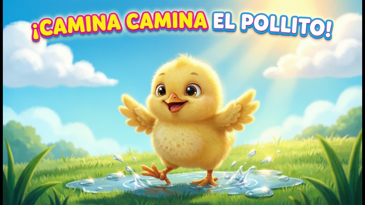 🐥🎶 “Camina Camina el Pollito 🐥💛 | Canción Infantil Divertida para Cantar y Bailar” 🕺🌈