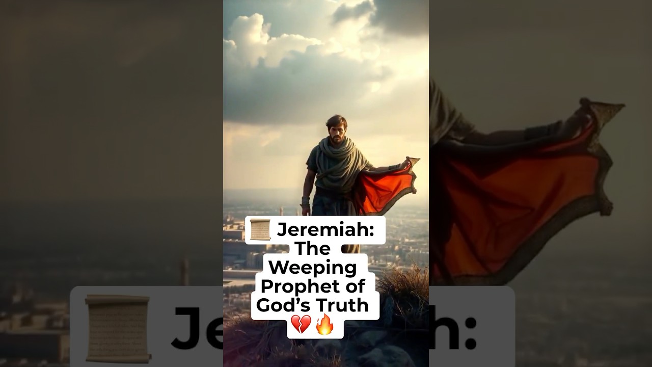 📜 Jeremiah: The Weeping Prophet of God&rsquo;s Truth 💔🔥
