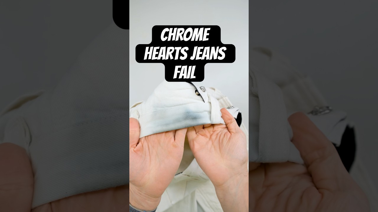 Chrome Hearts Jeans Suck #fashionfail #chromehearts