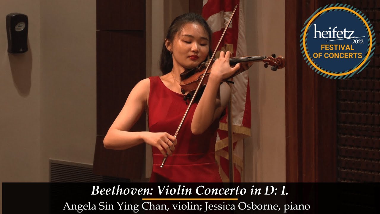 Beethoven: Violin Concerto in D, Op. 61: I. | Angela Chan, violin; Jessica X. Osborne, piano