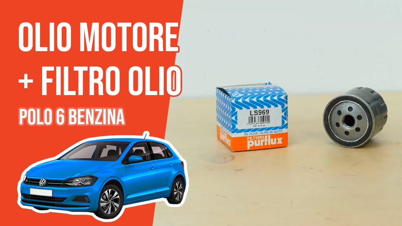 Cambio olio motore e filtro dell'olio Polo 6 1.0 TSI 🛢