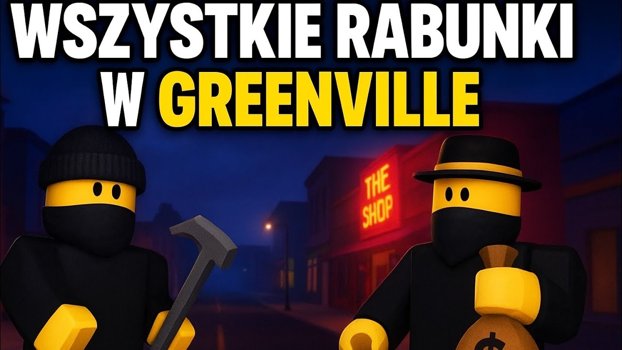 Miejsca wszystkich rabunków w Greenville💰 | Roblox