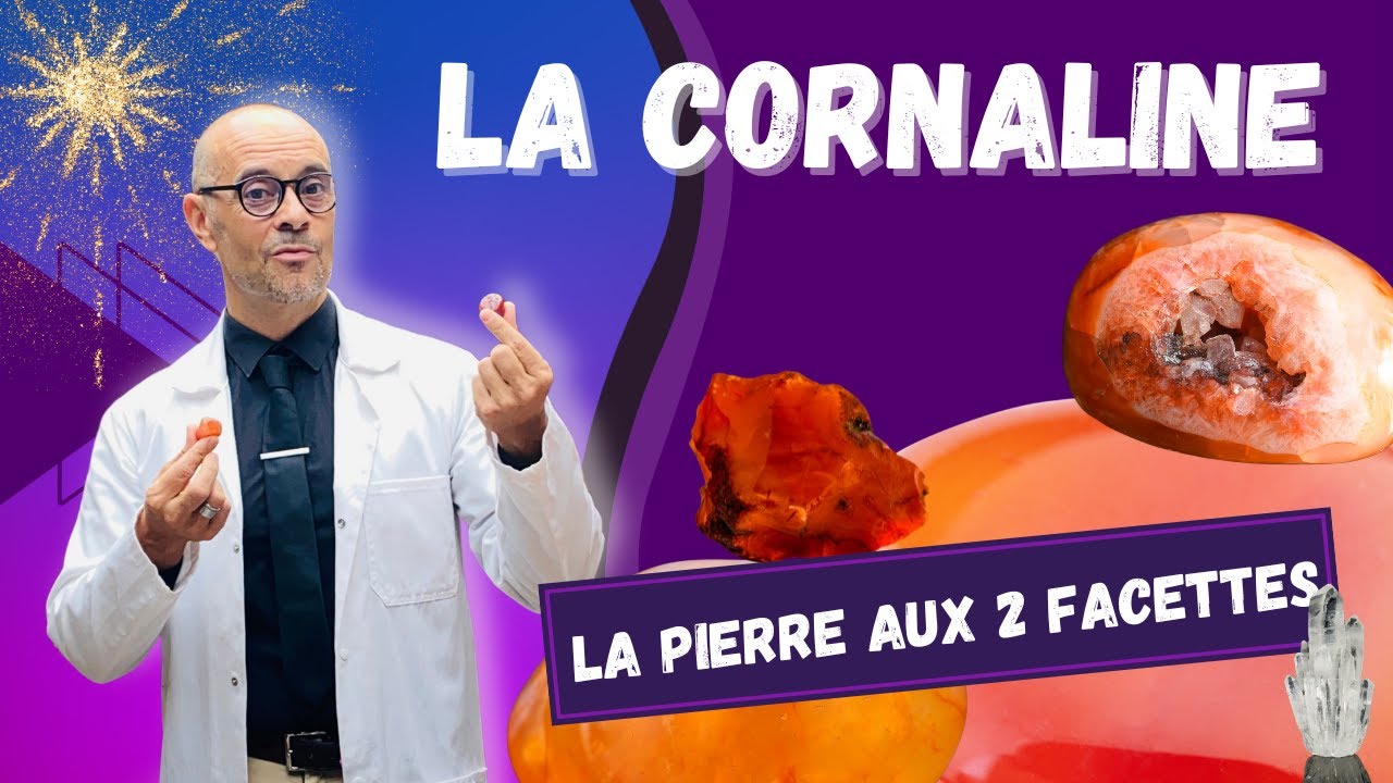 La cornaline : Tout savoir sur la pierre aux deux facettes !!