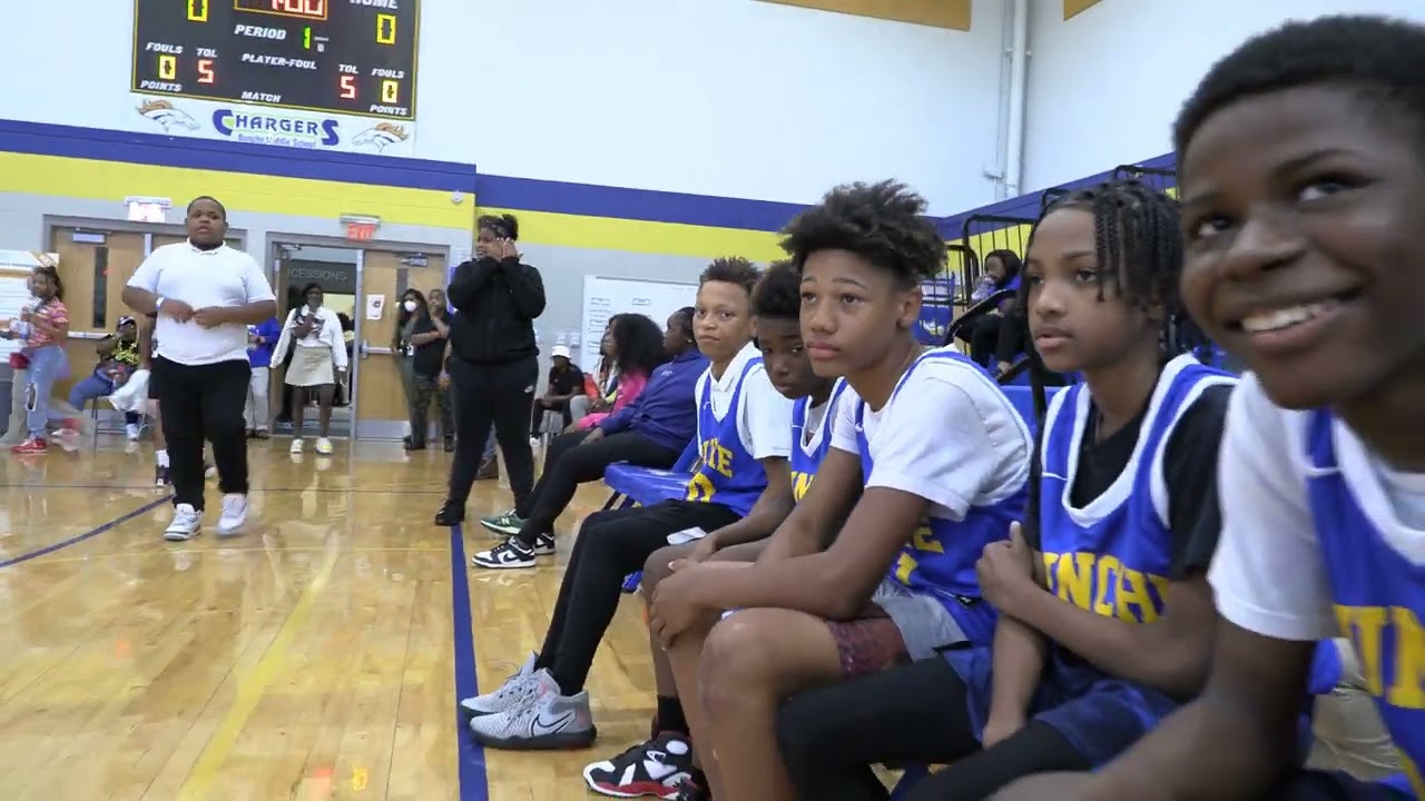 Bunche Middle School Teacher vs. Student Homecoming Basketball Game...Who won?