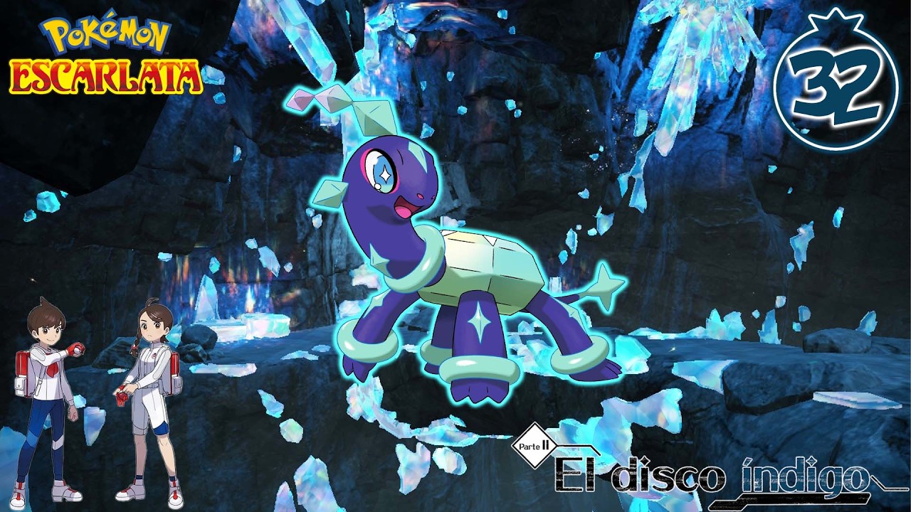 Pokémon Escarlata: El Disco Índigo Cap32: ¡LA CAVERNA ABISAL CERO!, ¡APARECE TERAPAGOS!