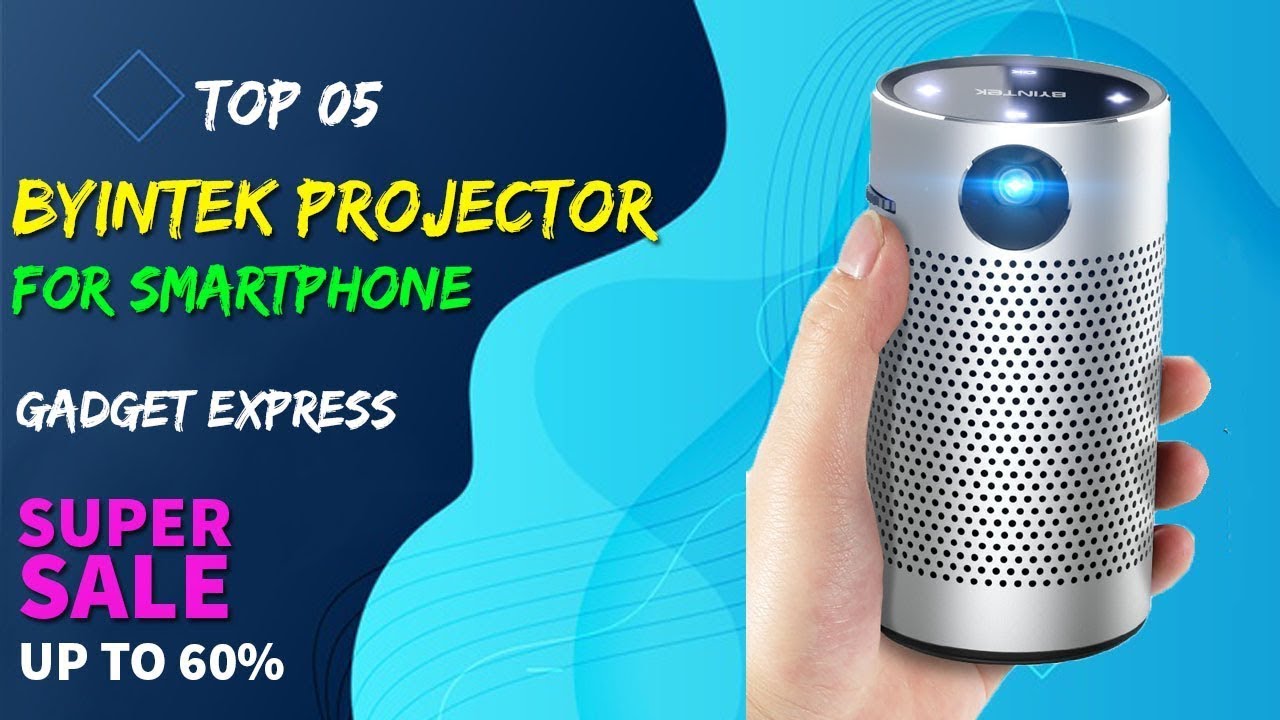 Top 05 Best BYINTEK Projector for smartphone on || Gadget Express On Aliexpress