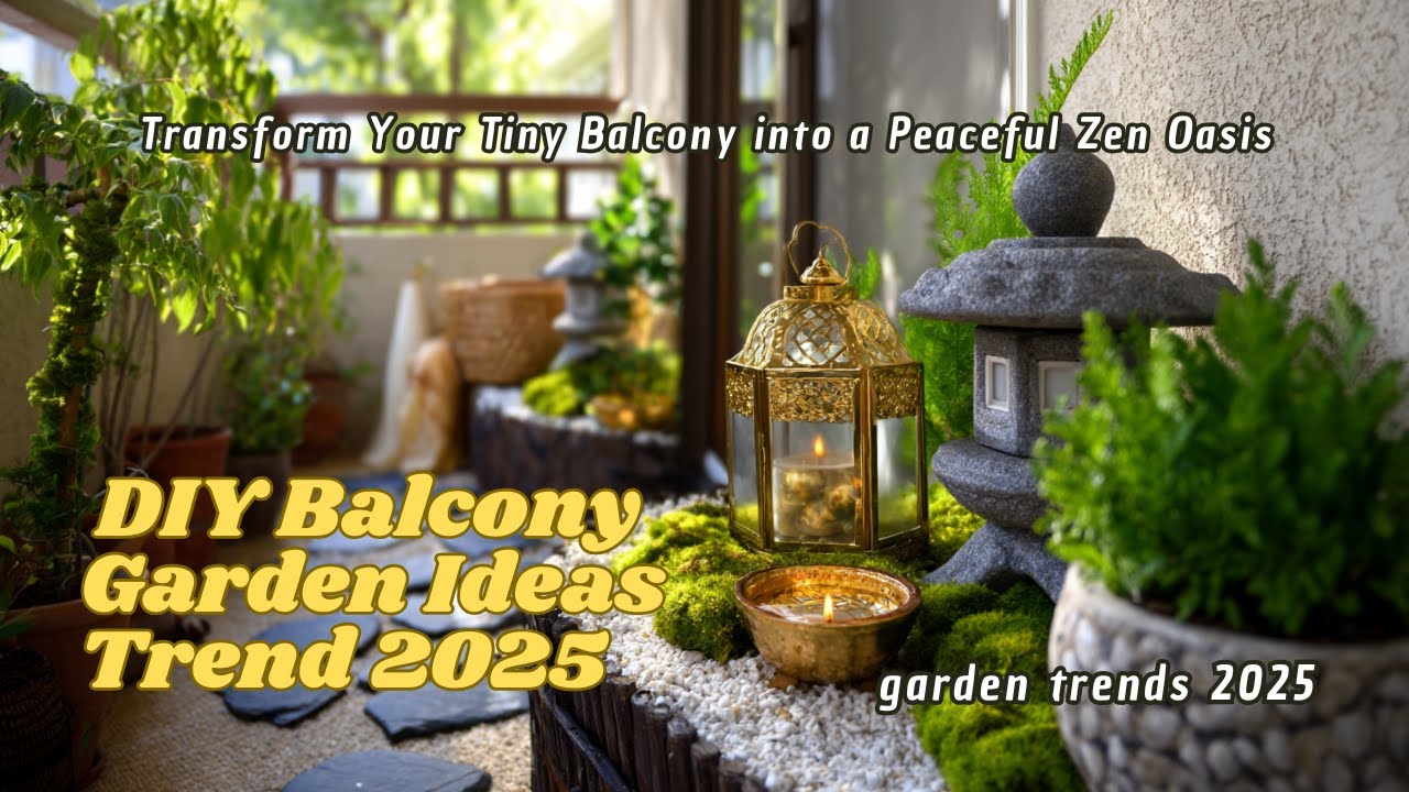 Japanese Zen Garden Design for Small Apartments | Balcony Makeover Inspiration