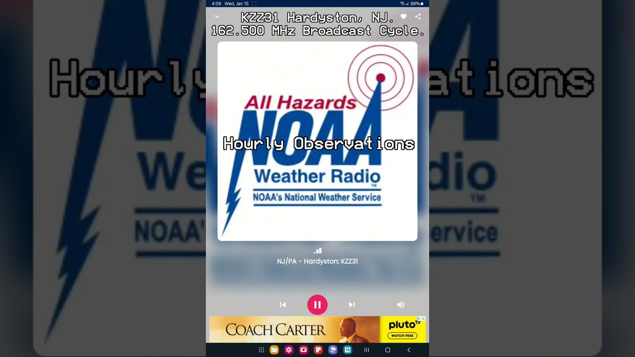 NOAA Weather Radio KZZ31 Broadcast Cycle