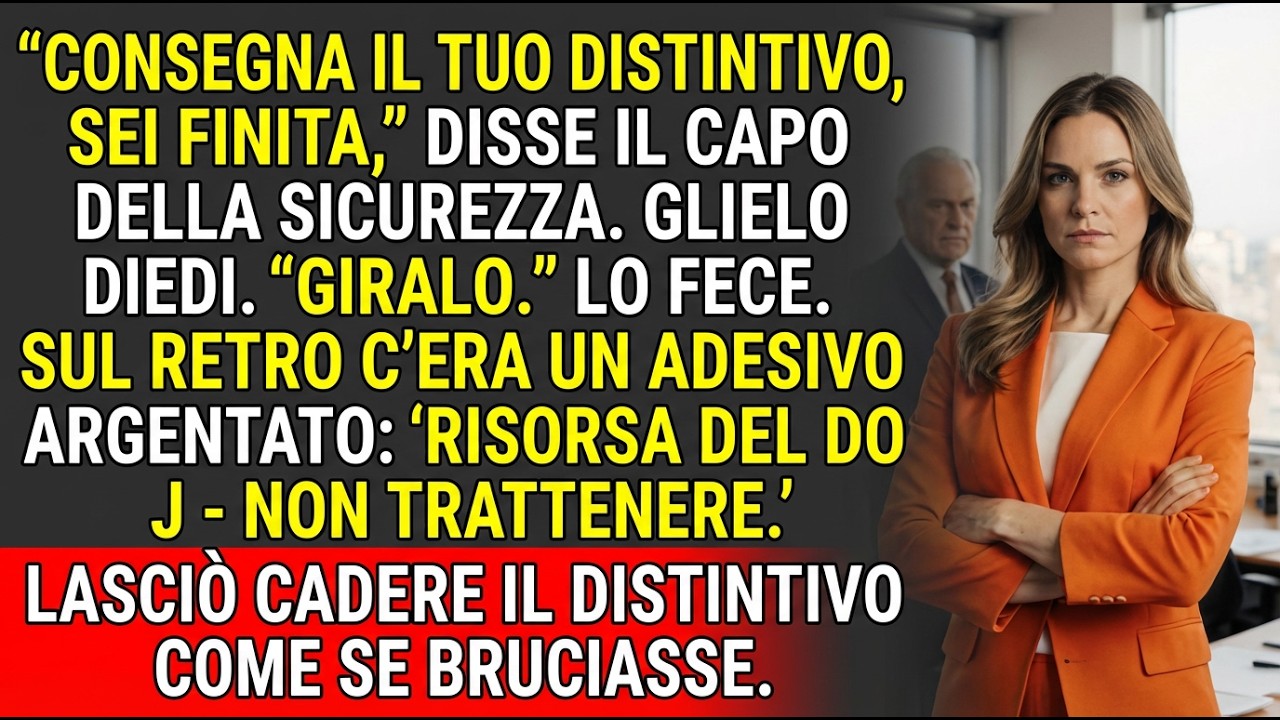 Hanno licenziato l’asset del DOJ | Vendetta aziendale con distintivo ♟️