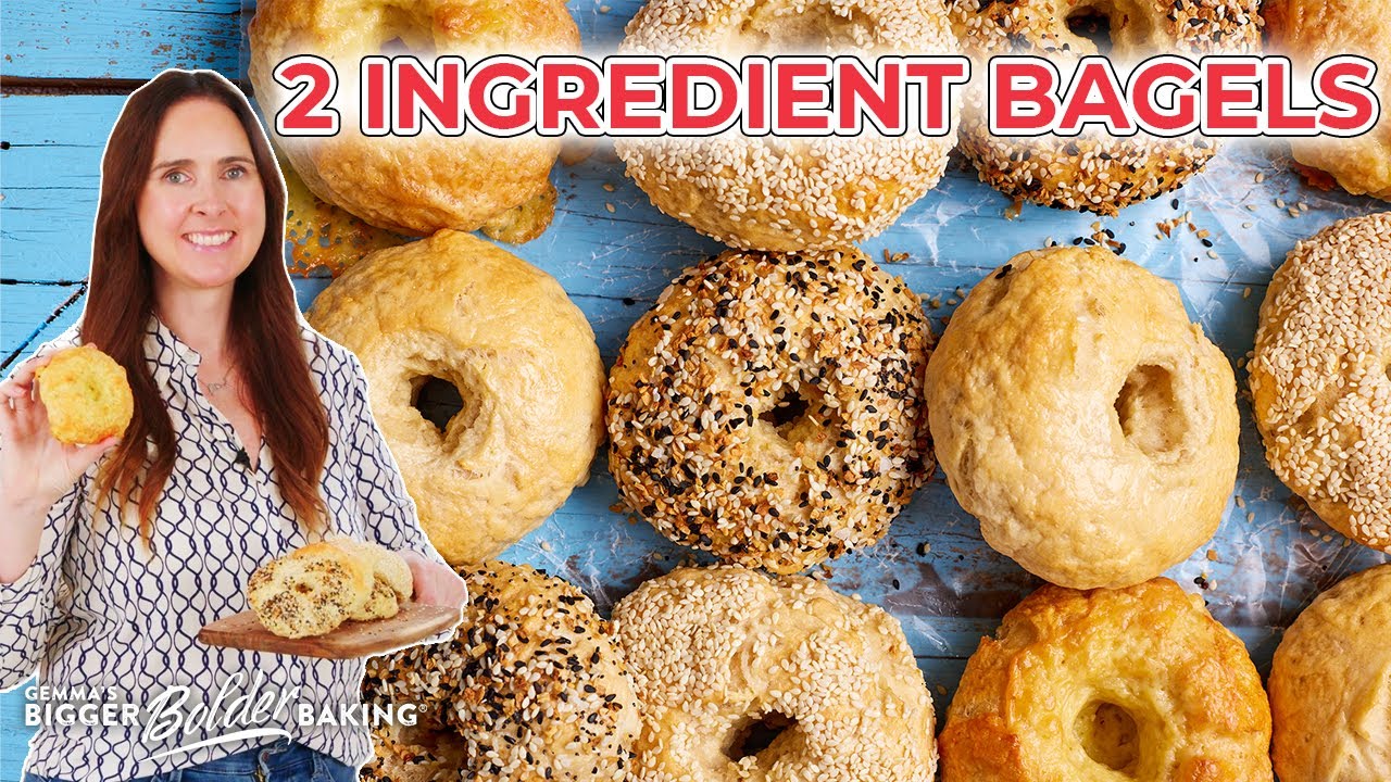 How to Make Bagels with ONLY 2 Ingredients!