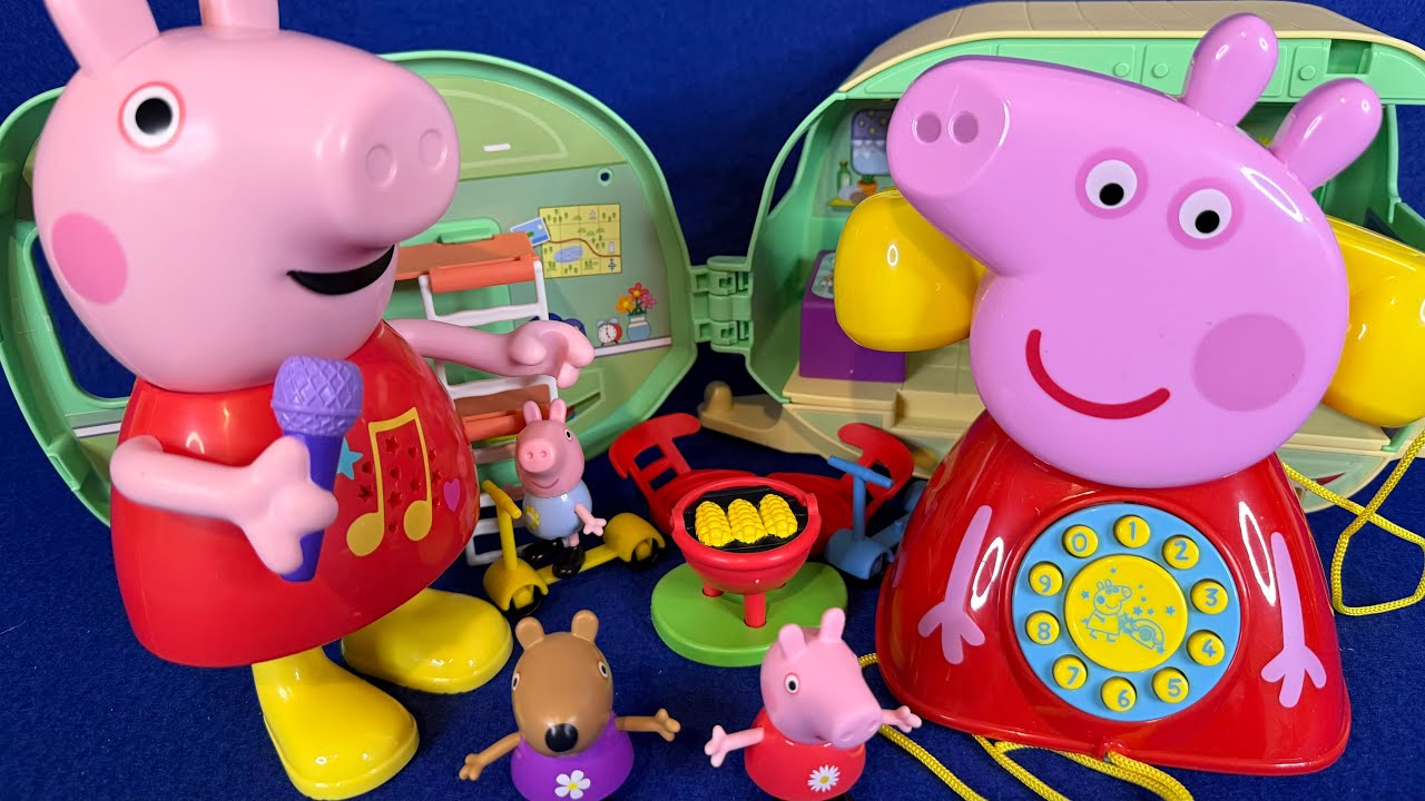 4 Minutes Satisfying with Unboxing Peppa Pig House Playset ASMR | Review Toys