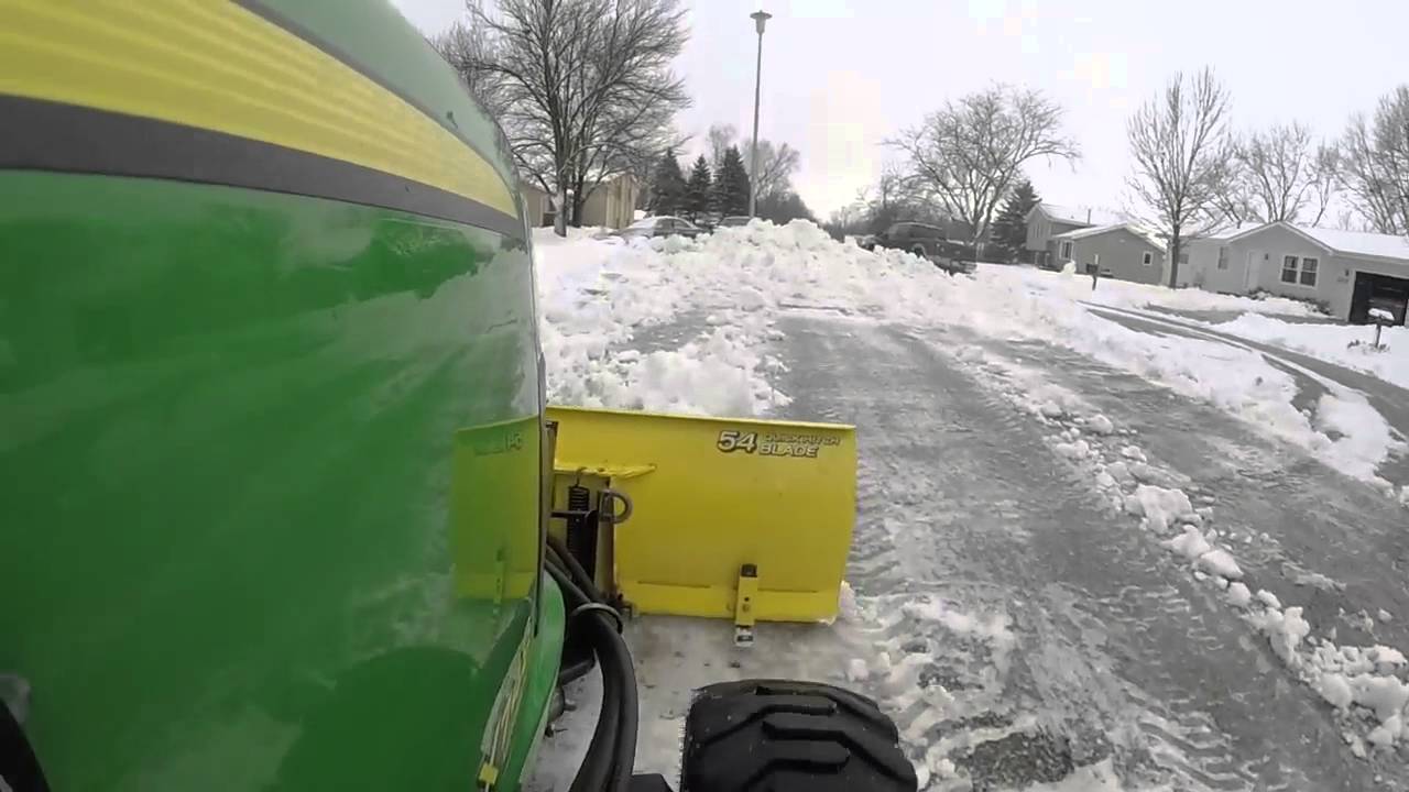 John Deere X748 Snow with 54 Blade