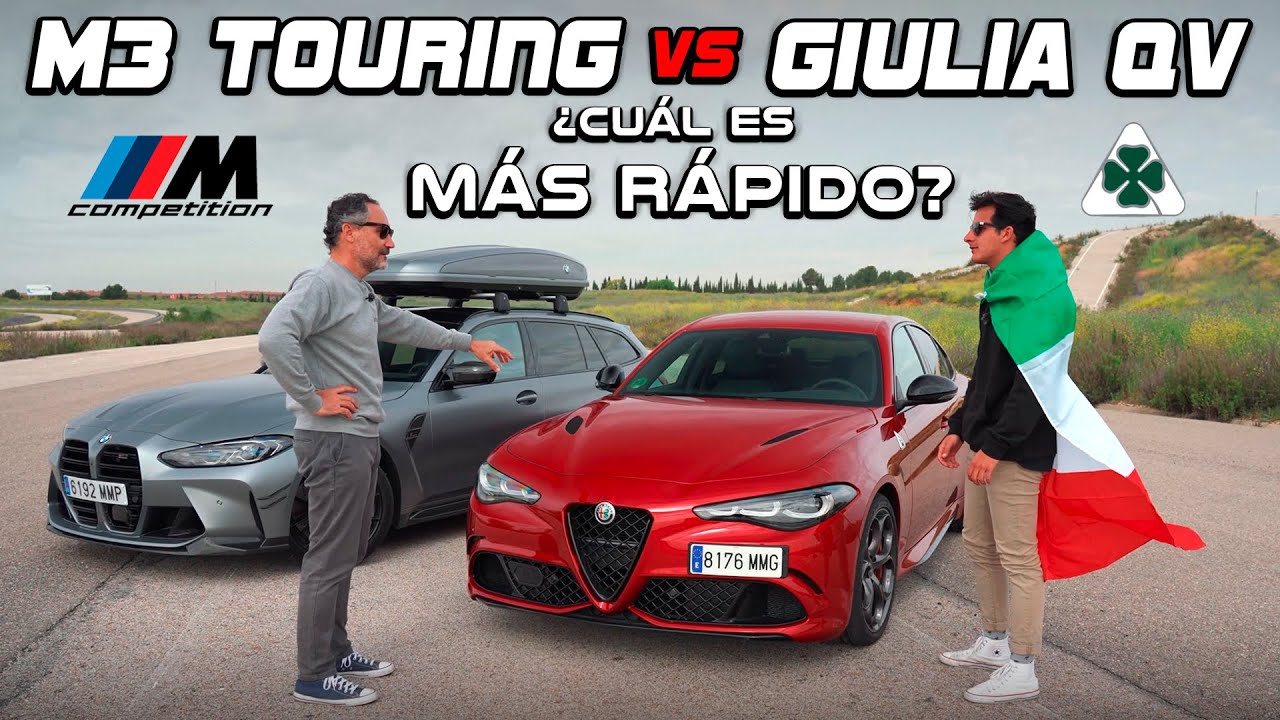 BMW M3 Touring vs Alfa Romeo Giulia Quadrifoglio 🏎 ¿Cuál es más rápido?