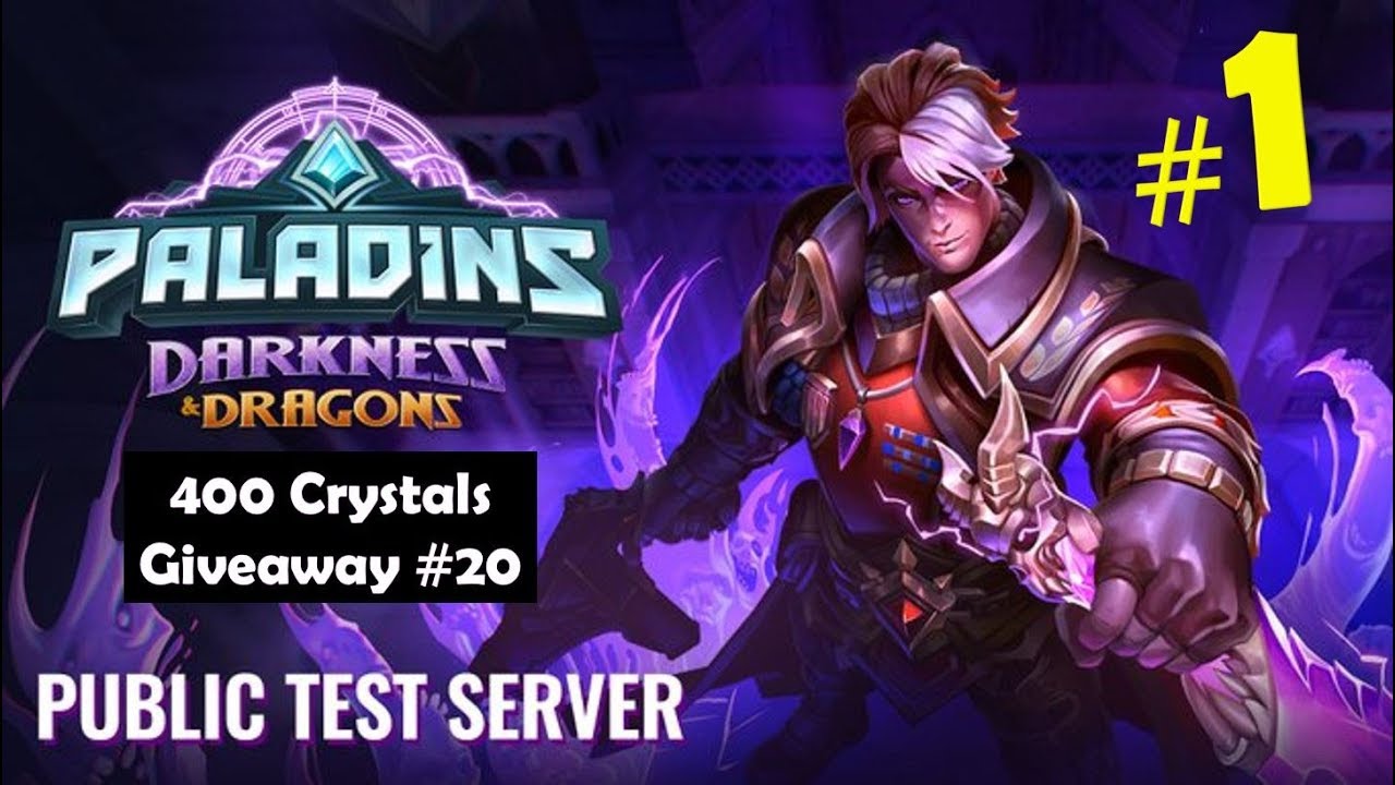 Paladins 3.3 PTS Corvus New Champion ( 400 Crystals Giveaway #20)