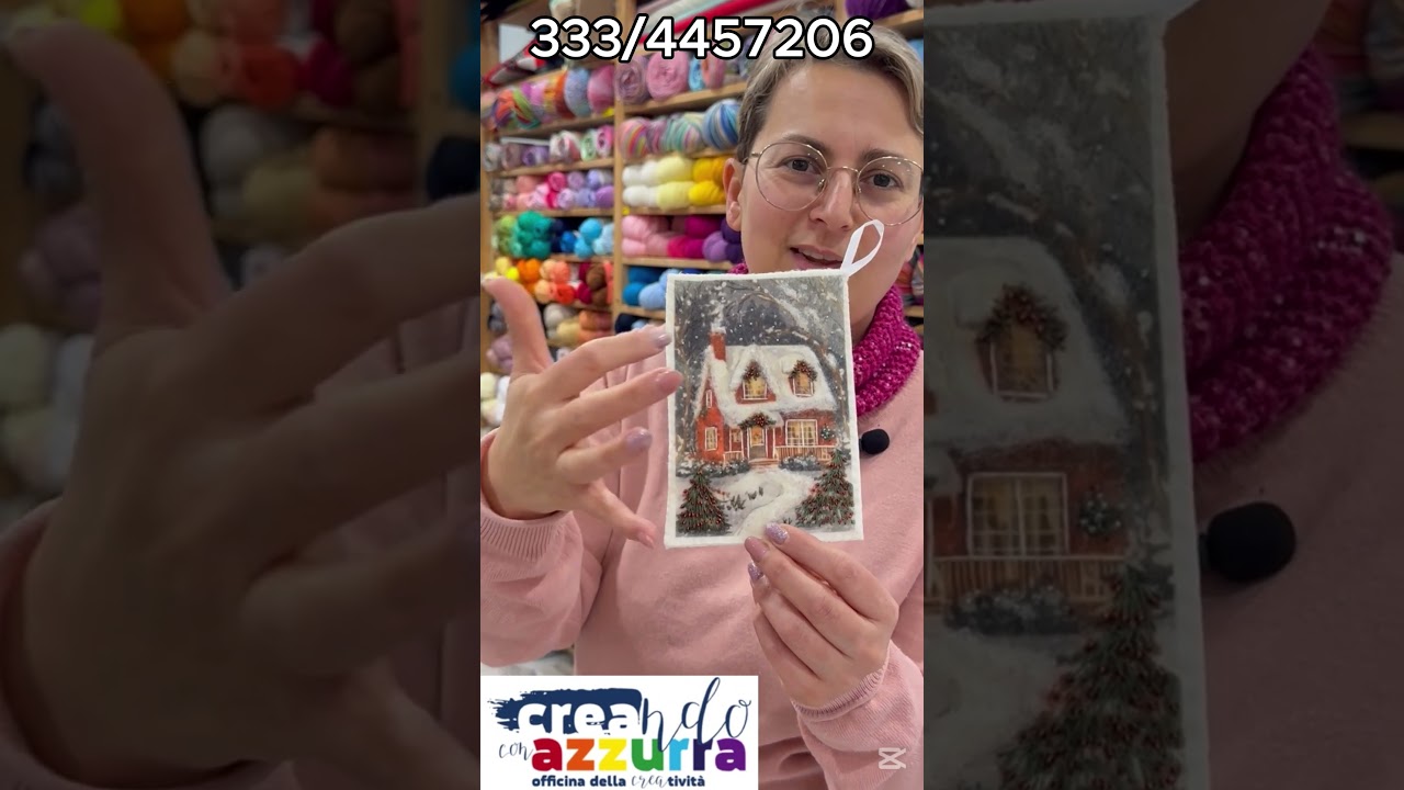 Presentazione della Cartolina di Natale di Marzo - Kit con VideoCorso #natale #handmade