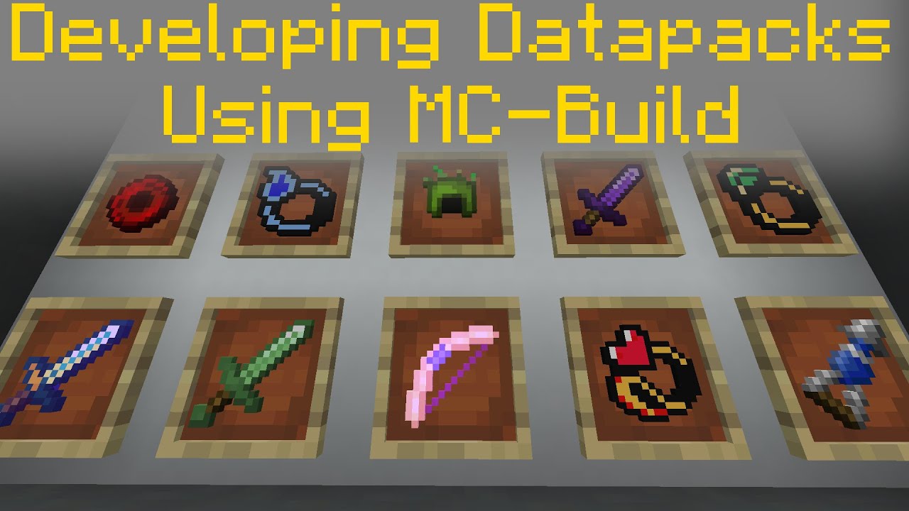 Making a Datapack using MC Build. Tutorial.