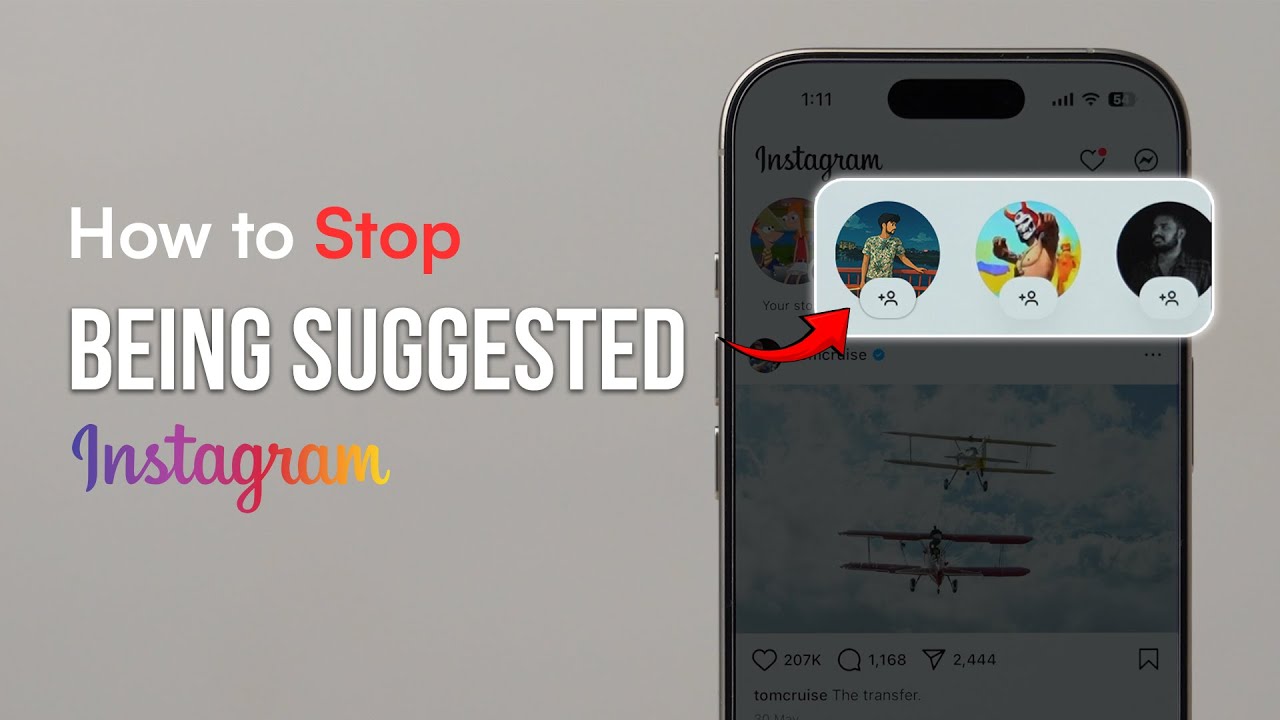 How to Stop Your Instagram Account from Being Suggested?