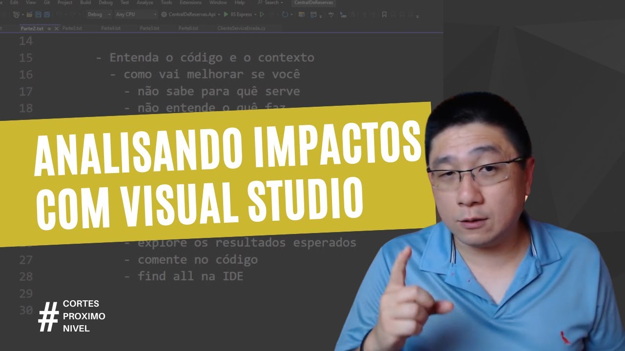 3 formas de levantar o IMPACTO das suas REFATORAÇÕES usando o VISUAL STUDIO