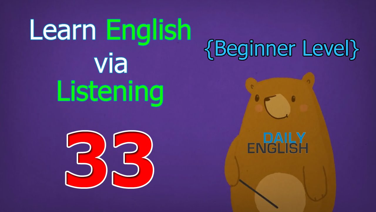 Learn English via Listening Beginner Level | Lesson 33 | Travel