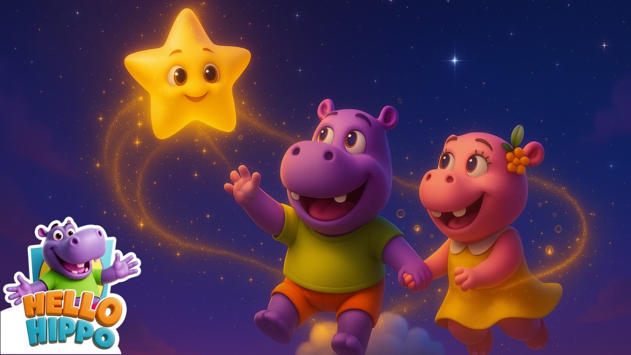 Twinkle Twinkle Little Star + More | Nursery Rhymes For Kids | Hello Hippo