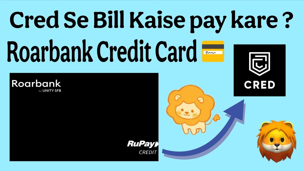 How to pay credit card bill on Cred App || Roar bank credit card  bill payment by Cred app