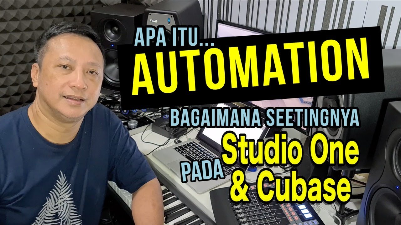 Apa Itu AUTOMATION & Mode Touch, Latch, Cross-Over serta Aplikasinya pada DAW Studio One & Cubase ?
