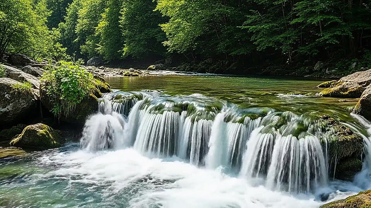 Soft Stream White Noise | Relaxing Water Flow for Deep Focus and Inner Calm