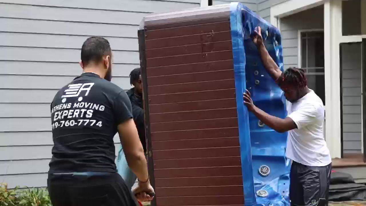 How to move a hot tub in 60 seconds