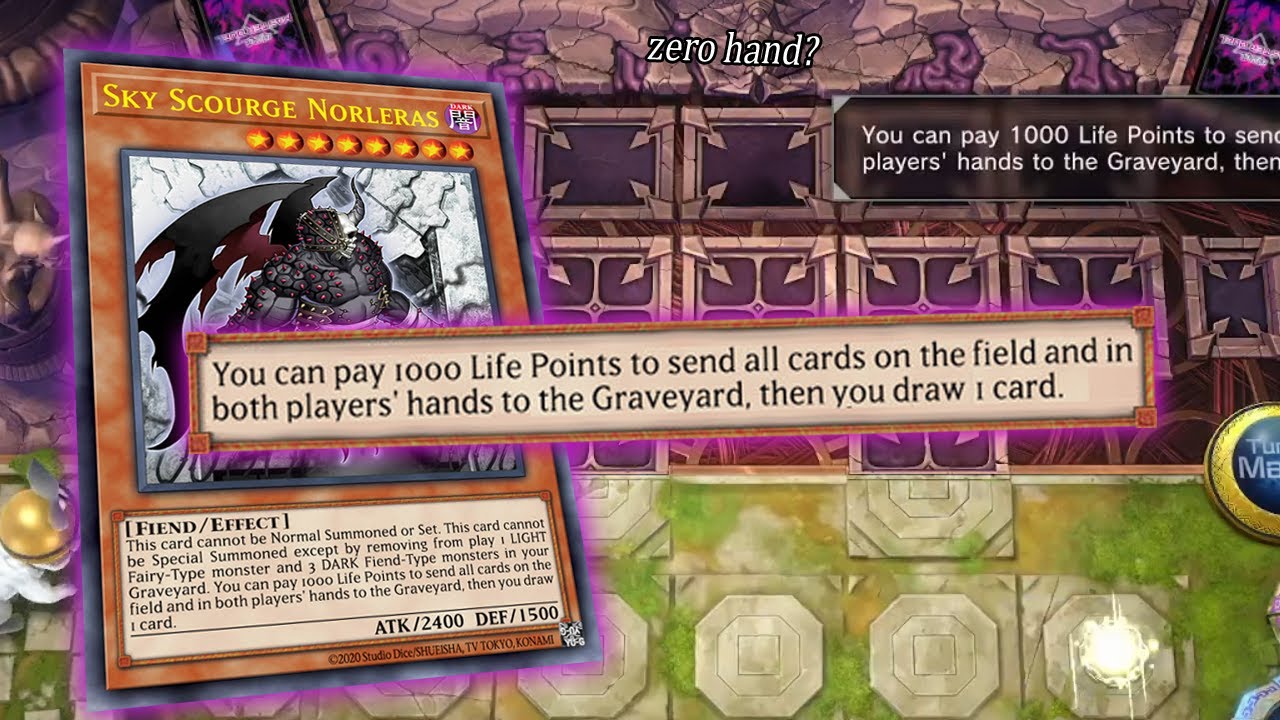 Easiest Way To Make Your Opponent Play With 0 Cards. ft INFERNOID Yugioh Master Duel
