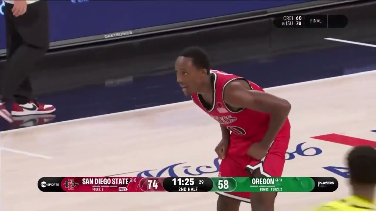 SDSU MEN'S HOOPS HIGHLIGHTS: AZTECS 97, OREGON 80 - NOV 25, 2025