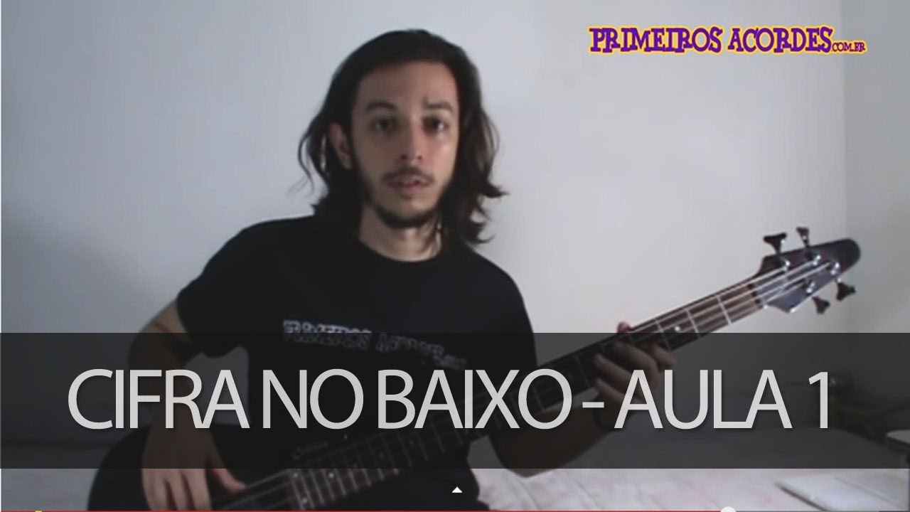 Aprendendo Cifra no Contrabaixo - Aula 1
