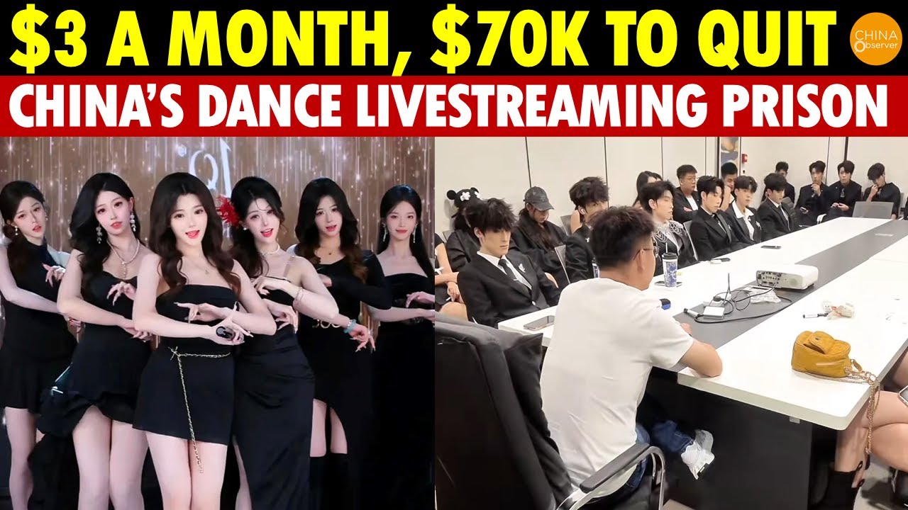 $3 Monthly Salary, $70K Fine for Quitting—China’s Group Dance Livestreaming Feels Like Prison
