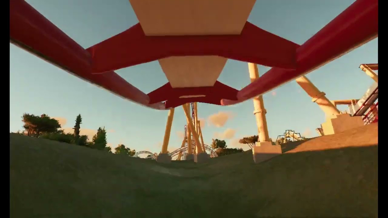 My 2 FPS Amusement Park in Planet Coaster 2