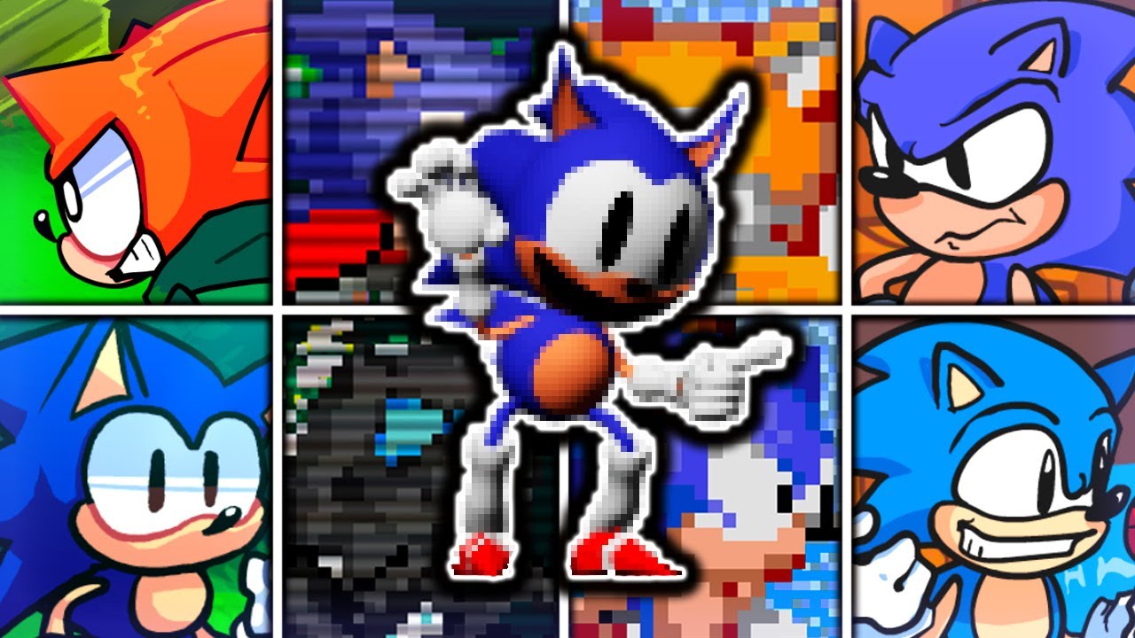 Thriller Gen Encore but Different Sonic Characters Sings - REMAKE🐱 (Vs. Rewrite) FNF Cover + AI