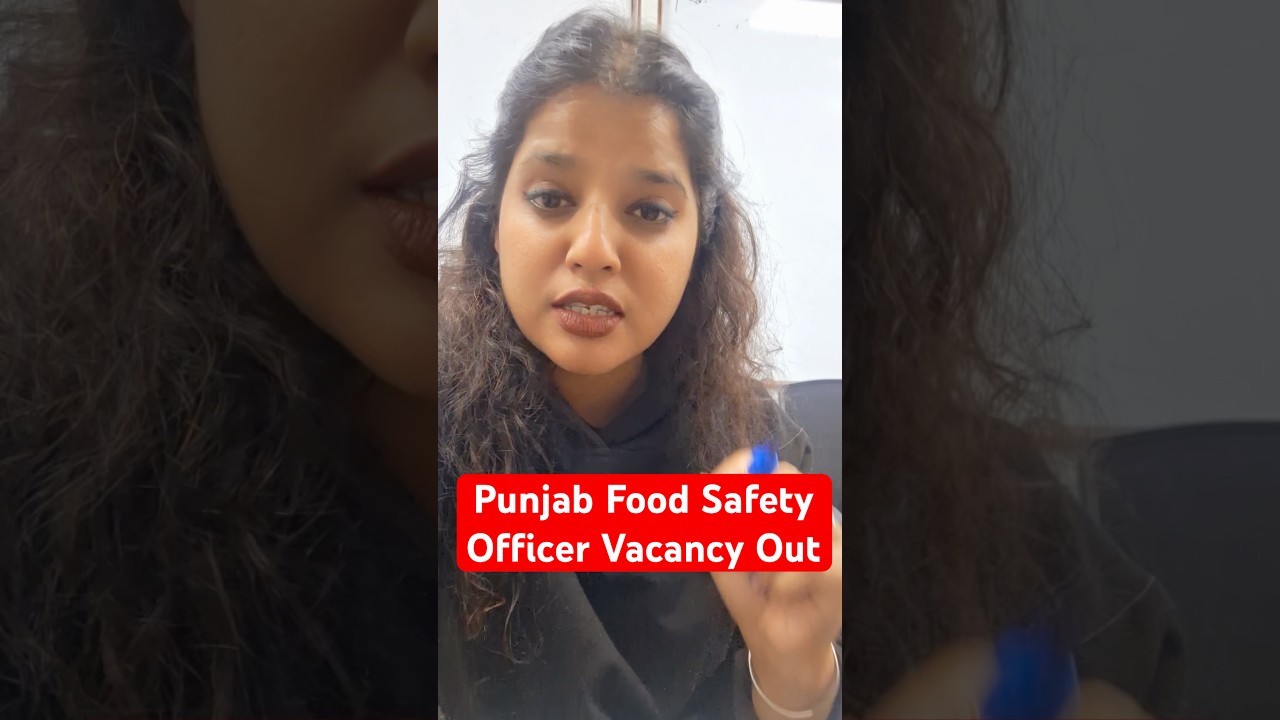 Punjab Food Safety Officer Vacancy Out #shorts #punjabjobs