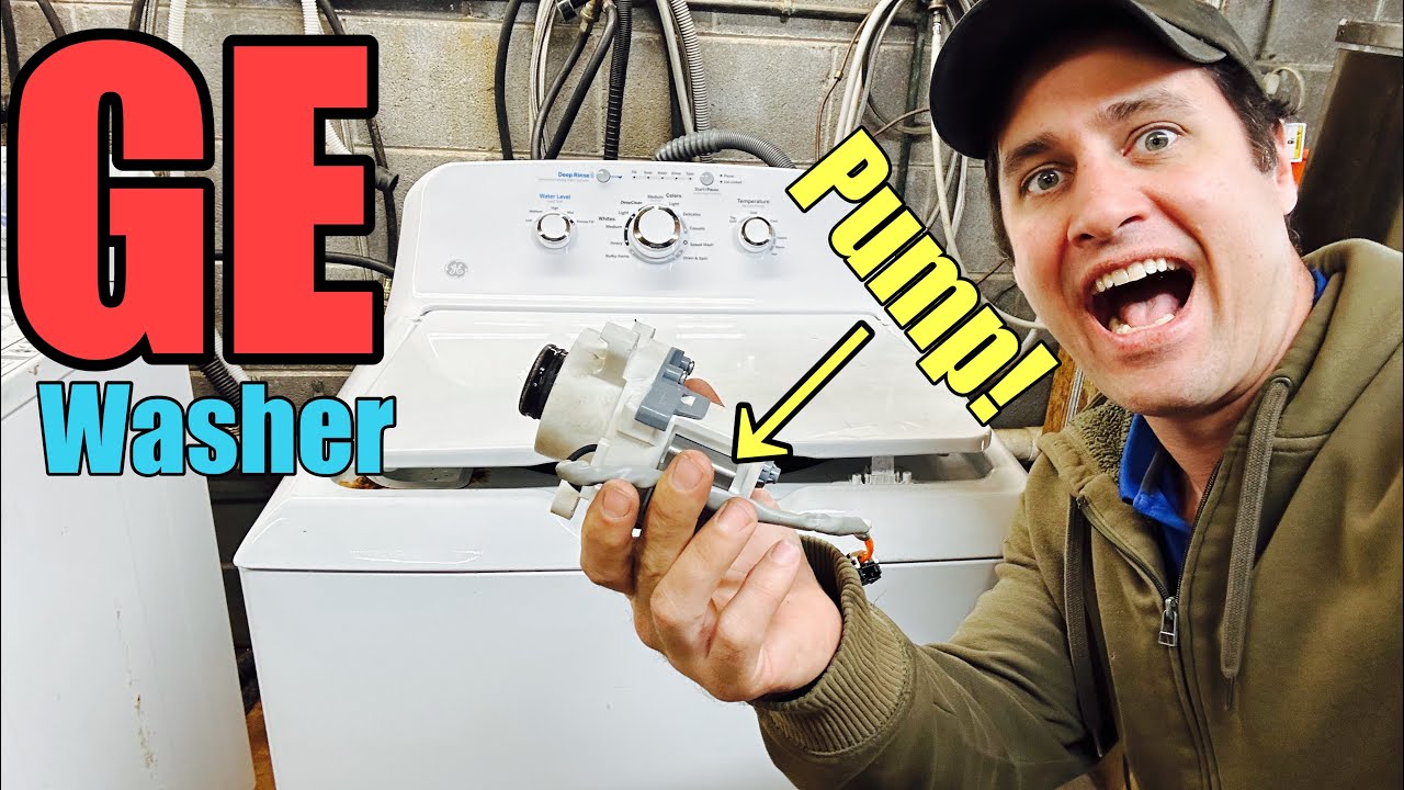 Why this GE Washer Isn’t Draining or Spinning | Quick Drain Pump WH23X28418 Swap | GTW335ASN1WW 