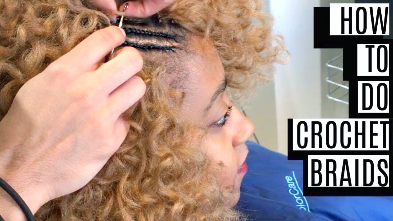 How To Do Crochet braids | Salon Work