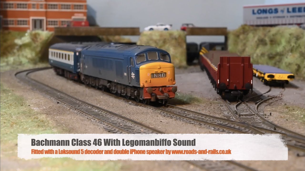 Bachmann Class 46 With Legomanbiffo Sound And A Double iPhone Speaker
