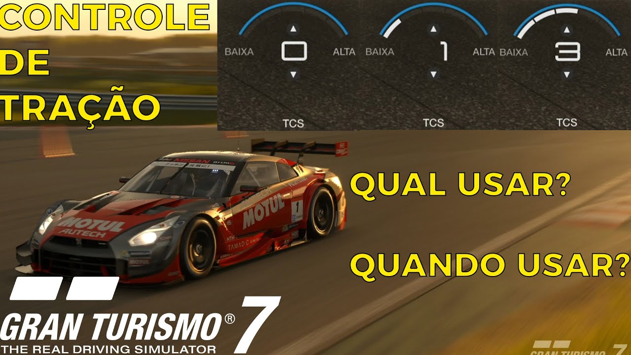 MELHORE SEU TEMPO! Controle de Tração no 0, 1 ou 3? Gran Turismo 7 PS5