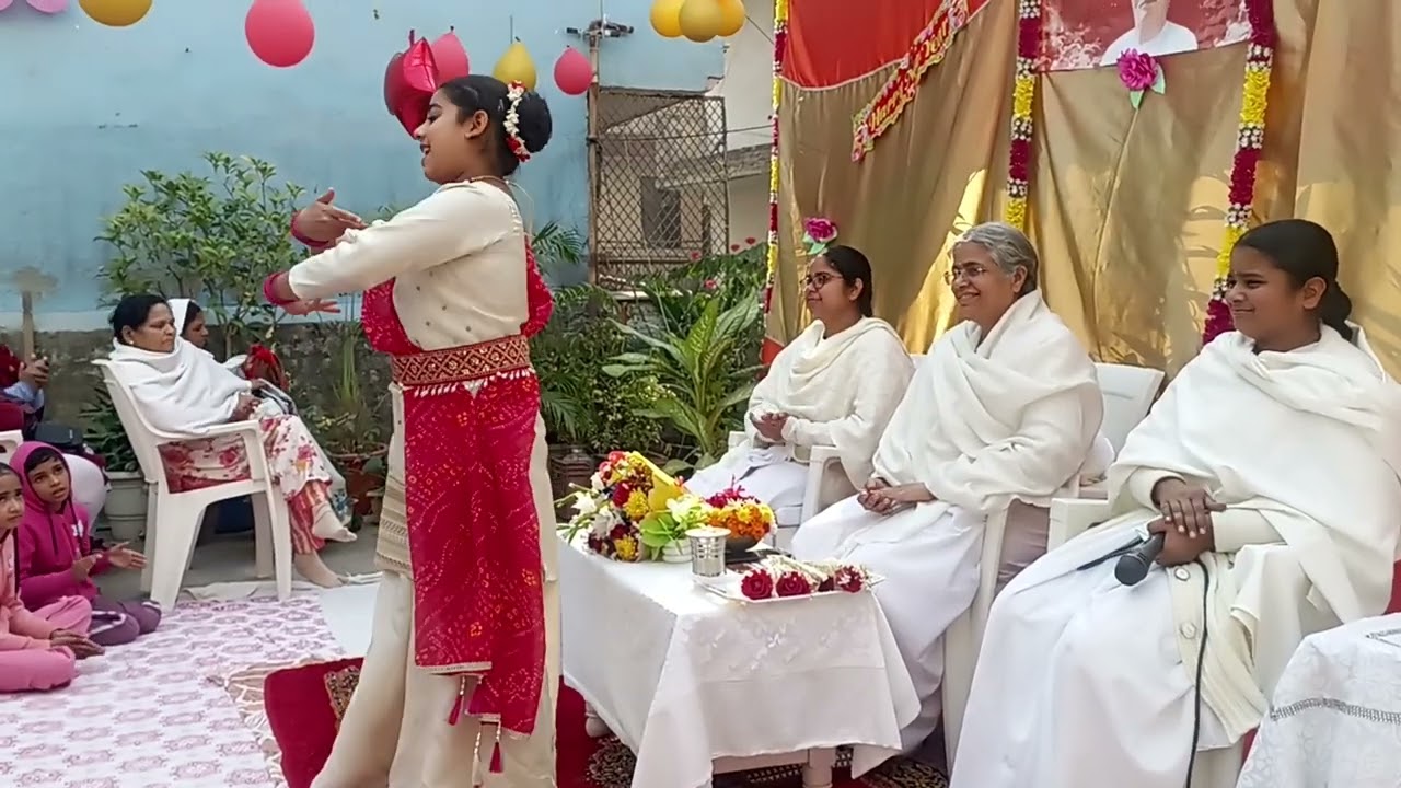 New year celebration at Brahmakumaris centre.