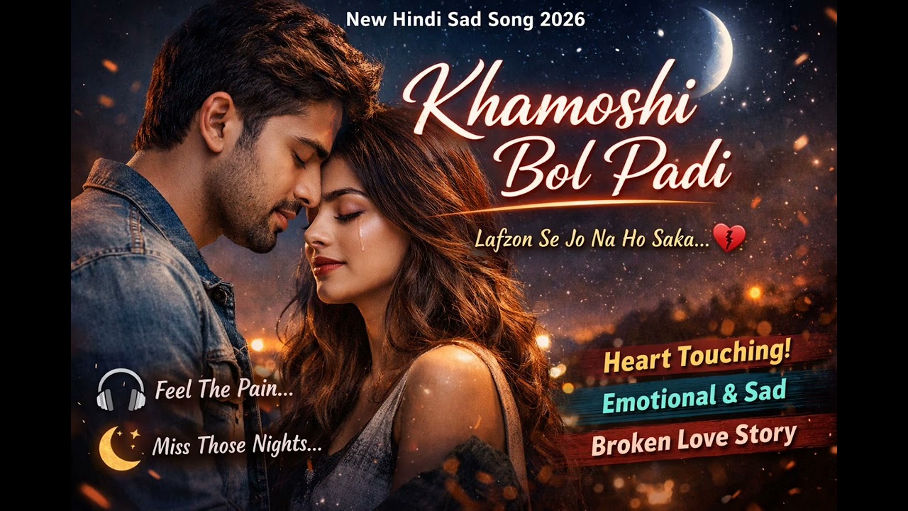 Khamoshi Bol Padi | New Hindi Sad Song 2026 | Heart Touching Love Song