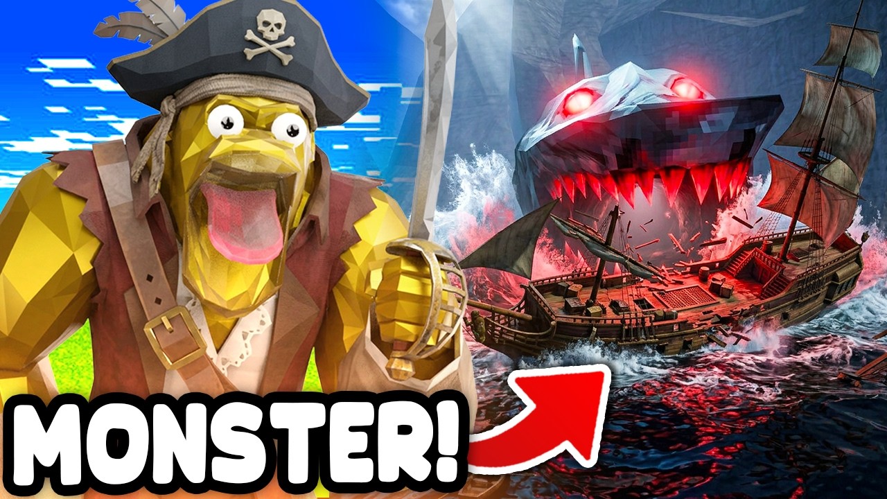 NEW SHARK MONSTER is INSANE in the NEW PIRATE SHIP UPDATE!