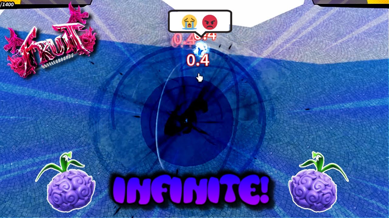 DARKNESS INFINITE COMBO! - Fruit Battlegrounds ROBLOX