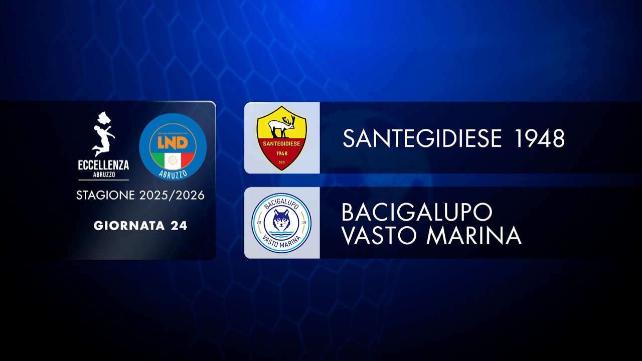 Eccellenza | 24&deg; giornata:Santegidiese - Bacigalupo V.M.(2-2)