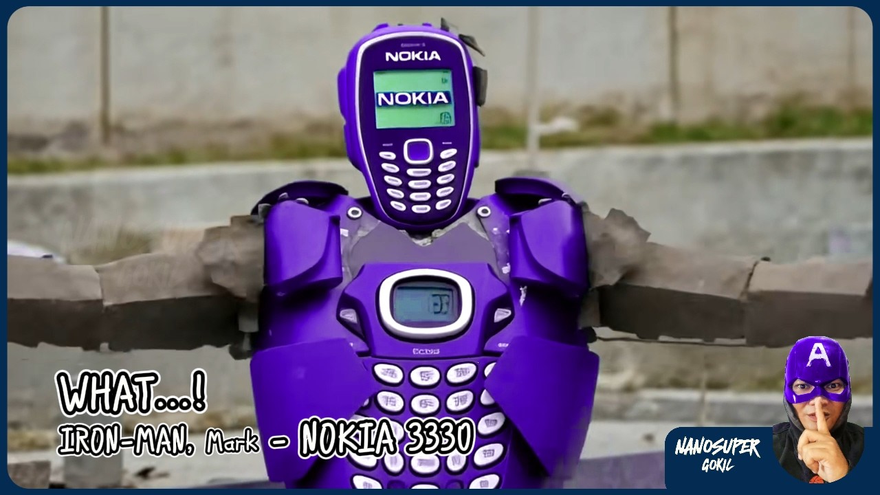 WHAT...! IRON-MAN, Mark &ndash; NOKIA 3330 📱📟🔥