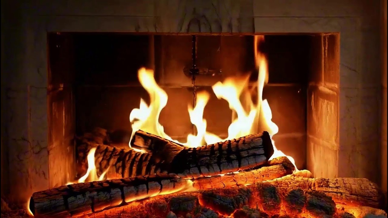 Cozy Fireplace Ambience with Natural Crackling Fire Sounds for Deep Sleep