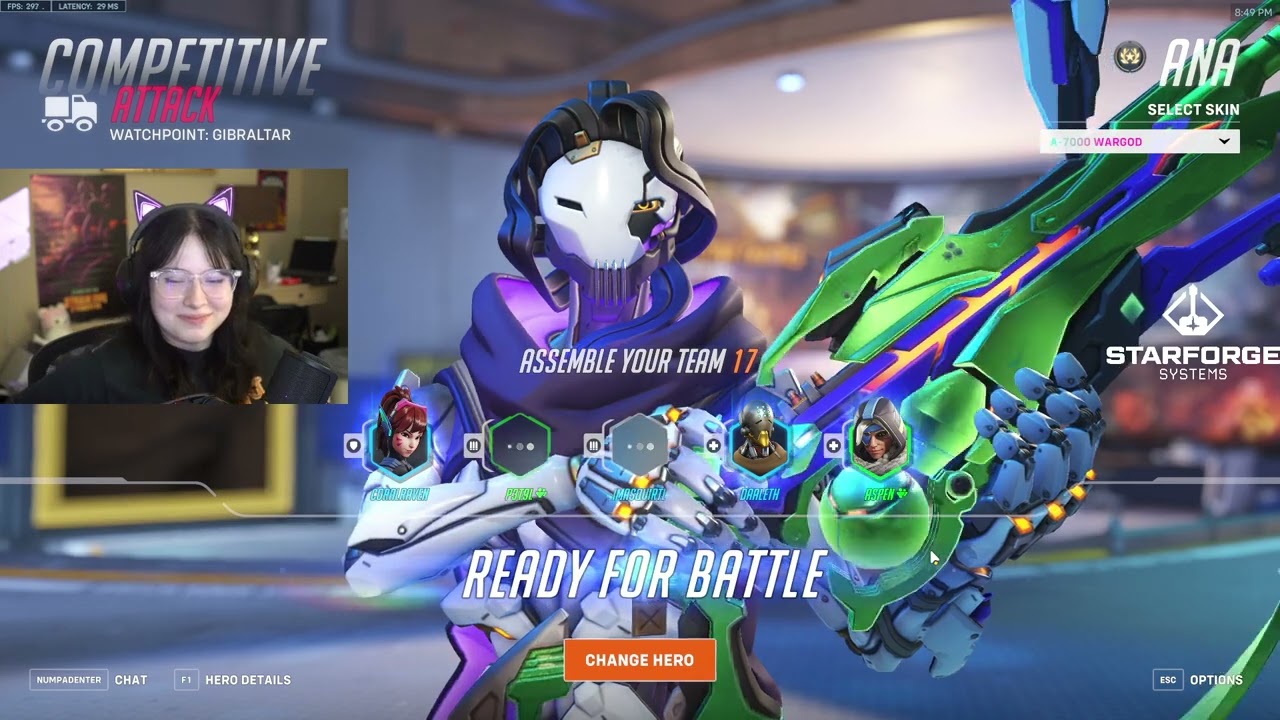 Aspen Ana Overwatch 2 Top 500 Season 10 Gameplay