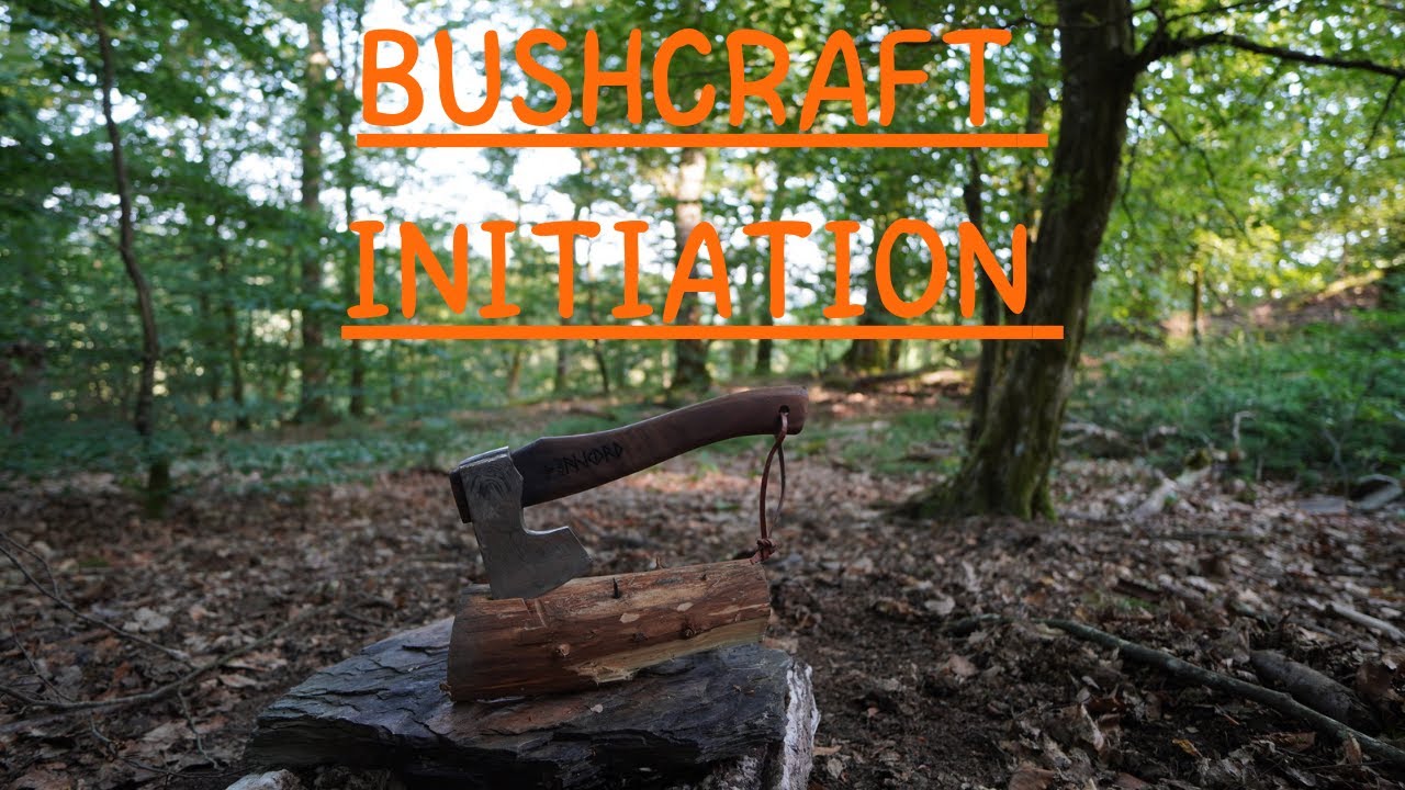 bushcraft initiation (tuto montage de hamac et tarp à 2min 22