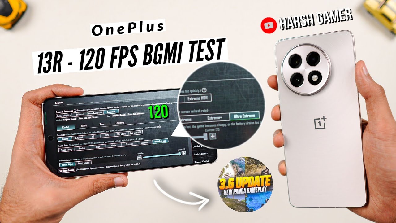 OnePlus 13R 120 FPS BGMI Test With FPS Meter, Heating & Battery Test | Shocked 🔥