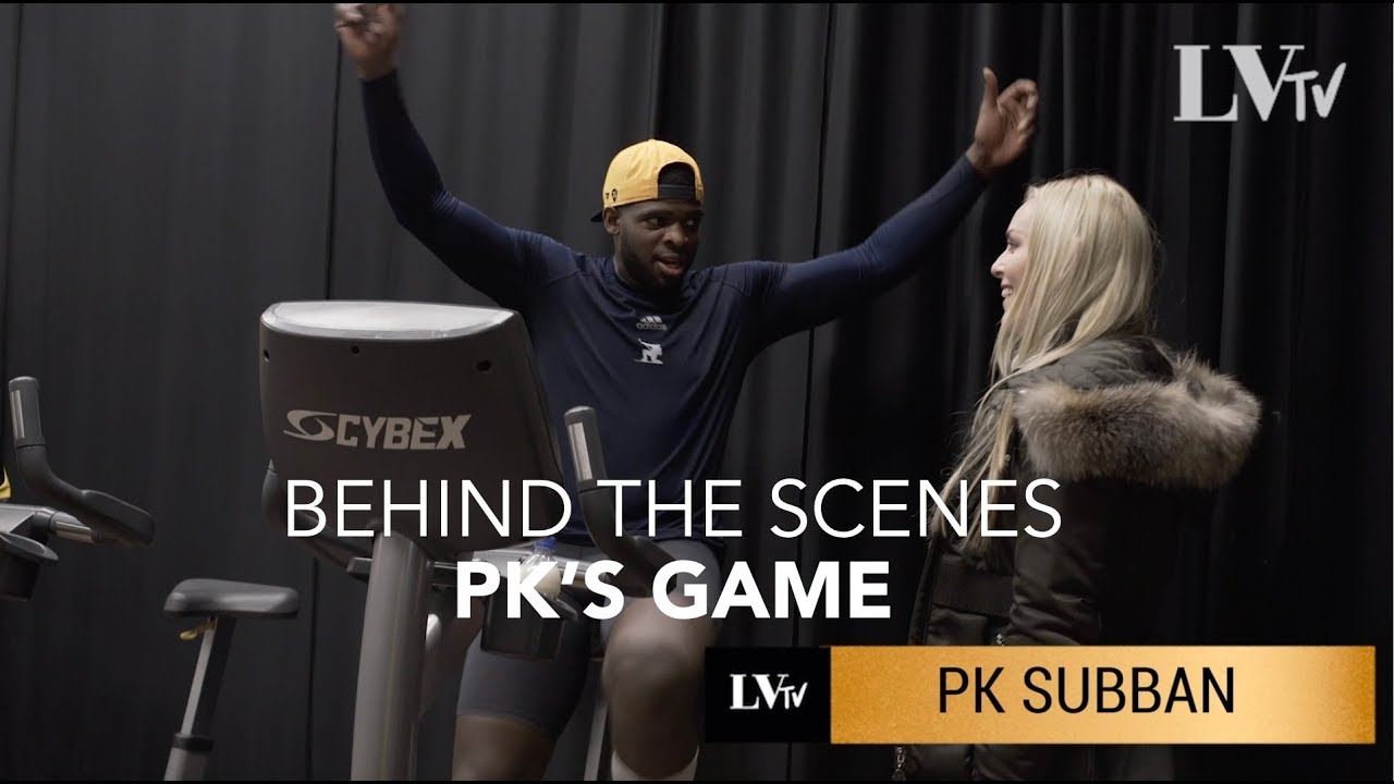 Behind the Scenes at PK's Hockey Game